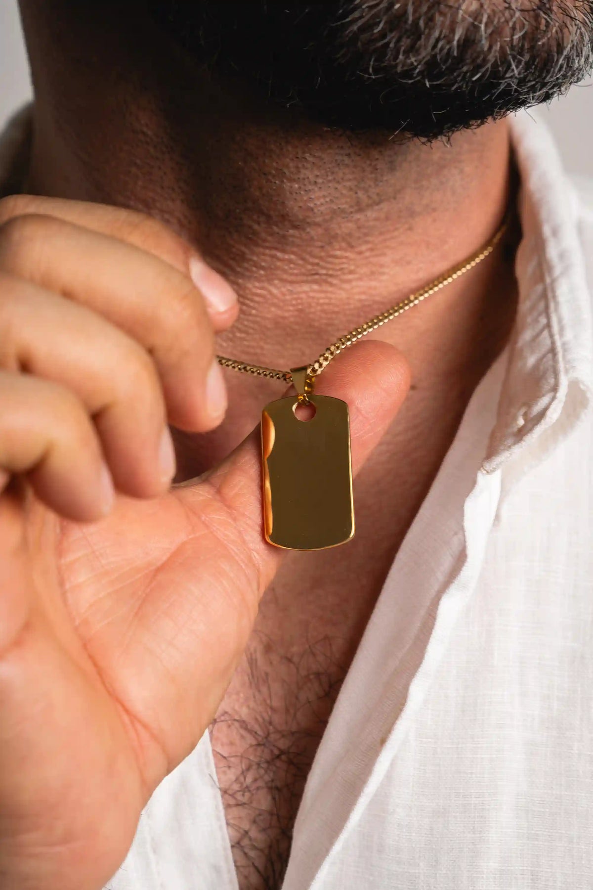 Dije Placa Gold — Impetu Men