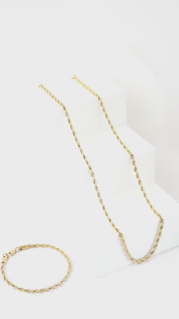 Cadena Lazo Gold