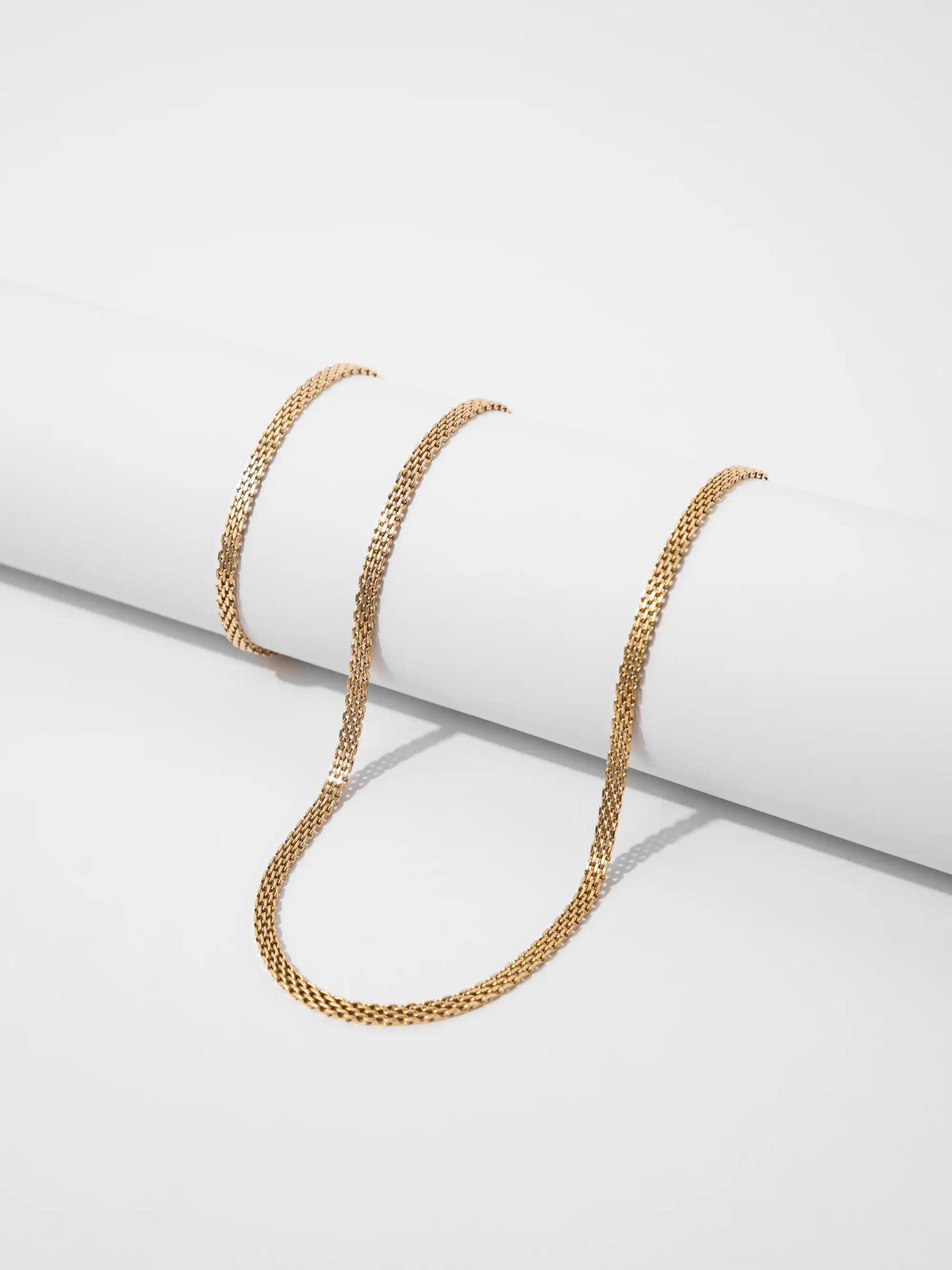 Stack Cadena y Pulsera Chinesca Gold Impetu Men - conjunto completo fondo blanco